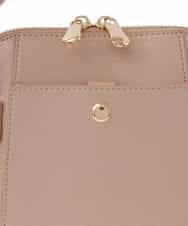 BKCAA83120 MK MICHEL KLEIN BAG(MK ミッシェルクラン バッグ) [軽量]型押しコクーンシルエットショルダーバッグ ブラック