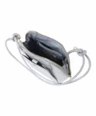 BKCAA83120 MK MICHEL KLEIN BAG(MK ミッシェルクラン バッグ) [軽量]型押しコクーンシルエットショルダーバッグ ブラック