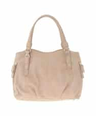 BKCAD04140 MK MICHEL KLEIN BAG(MK ミッシェルクラン バッグ) [2WAY]シャイニーカラータックデザイントートバッグ ベージュ