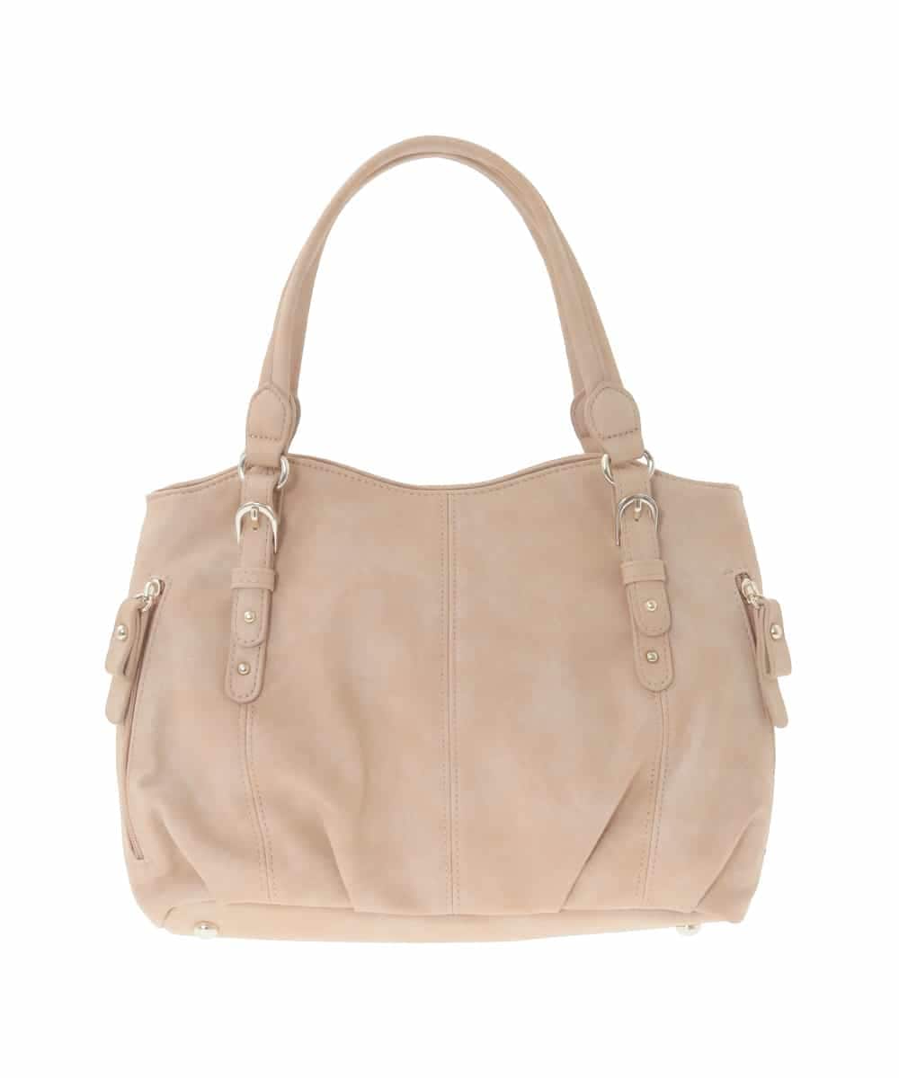 BKCAD04140 MK MICHEL KLEIN BAG(MK ミッシェルクラン バッグ) [2WAY]シャイニーカラータックデザイントートバッグ ベージュ