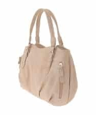 BKCAD04140 MK MICHEL KLEIN BAG(MK ミッシェルクラン バッグ) [2WAY]シャイニーカラータックデザイントートバッグ ベージュ
