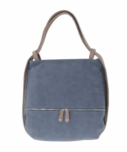 BKCAD05165 MK MICHEL KLEIN BAG [2WAY/A4収納可]デニム風デザイン変形トートバッグ