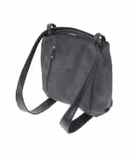 BKCAD05165 MK MICHEL KLEIN BAG(MK ミッシェルクラン バッグ) [2WAY/A4収納可]デニム風デザイン変形トートバッグ ブラック