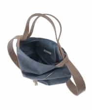 BKCAD05165 MK MICHEL KLEIN BAG(MK ミッシェルクラン バッグ) [2WAY/A4収納可]デニム風デザイン変形トートバッグ ブラック