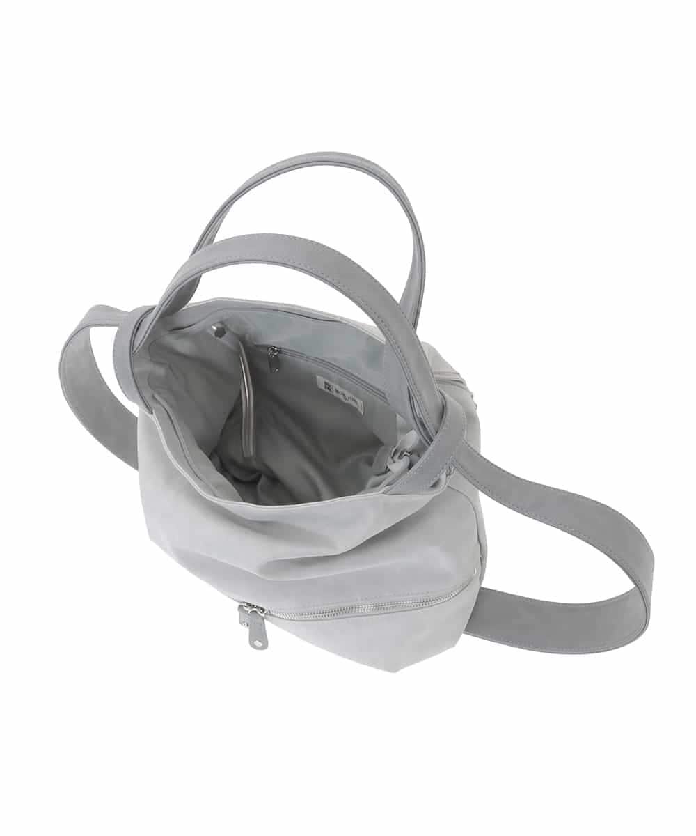 BKCAD05165 MK MICHEL KLEIN BAG(MK ミッシェルクラン バッグ) [2WAY/A4収納可]デニム風デザイン変形トートバッグ ブラック