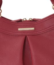 BKCAD07160 MK MICHEL KLEIN BAG(MK ミッシェルクラン バッグ) [2WAY]合成皮革タックデザインバッグ グレー