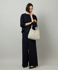BKCAD07160 MK MICHEL KLEIN BAG(MK ミッシェルクラン バッグ) [2WAY]合成皮革タックデザインバッグ グレー