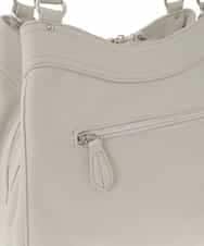 BKCAD07160 MK MICHEL KLEIN BAG(MK ミッシェルクラン バッグ) [2WAY]サイドファスナーデザイントートバッグ グレー