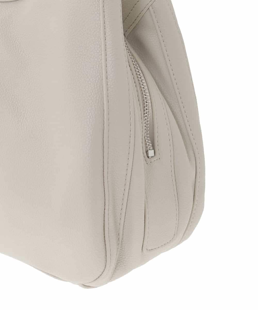 BKCAD07160 MK MICHEL KLEIN BAG(MK ミッシェルクラン バッグ) [2WAY]サイドファスナーデザイントートバッグ グレー