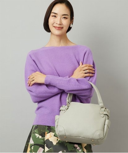 BKCAD08150 MK MICHEL KLEIN BAG [2WAY]サイドポケットデザイントートバッグ