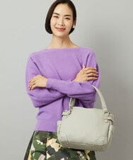 BKCAD08150 MK MICHEL KLEIN BAG(MK ミッシェルクラン バッグ) [2WAY]サイドポケットデザイントートバッグ グレー