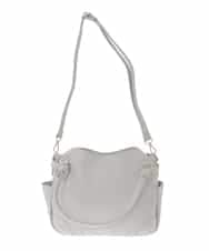 BKCAD08150 MK MICHEL KLEIN BAG(MK ミッシェルクラン バッグ) [2WAY]サイドポケットデザイントートバッグ グレー