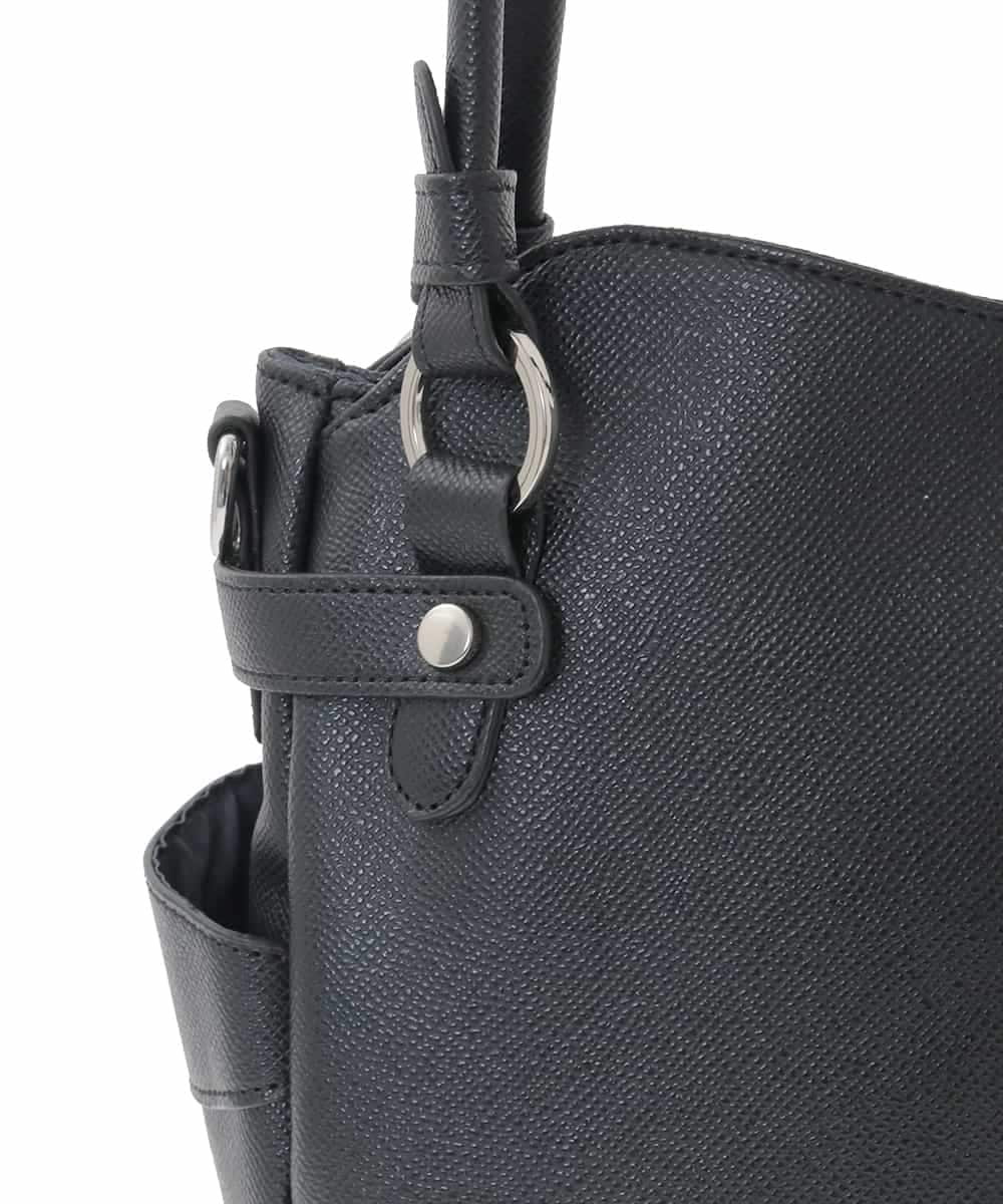 BKCAD08150 MK MICHEL KLEIN BAG(MK ミッシェルクラン バッグ) [2WAY]サイドポケットデザイントートバッグ グレー