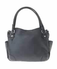 BKCAD08150 MK MICHEL KLEIN BAG(MK ミッシェルクラン バッグ) [2WAY]サイドポケットデザイントートバッグ ブラック