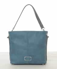 BKCAD09150 MK MICHEL KLEIN BAG(MK ミッシェルクラン バッグ) [2WAY]メタルタグアクセントショルダーバッグ ブルー