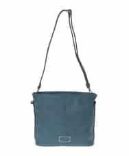 BKCAD09150 MK MICHEL KLEIN BAG(MK ミッシェルクラン バッグ) [2WAY]メタルタグアクセントショルダーバッグ ブルー
