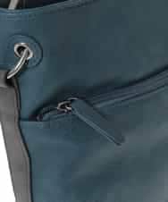 BKCAD09150 MK MICHEL KLEIN BAG(MK ミッシェルクラン バッグ) [2WAY]メタルタグアクセントショルダーバッグ ブルー
