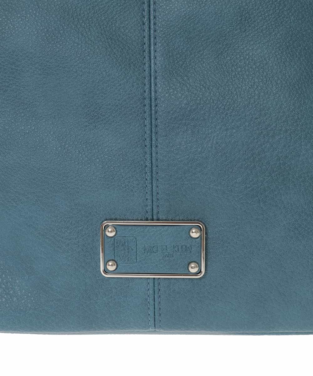 BKCAD09150 MK MICHEL KLEIN BAG(MK ミッシェルクラン バッグ) [2WAY]メタルタグアクセントショルダーバッグ ブルー