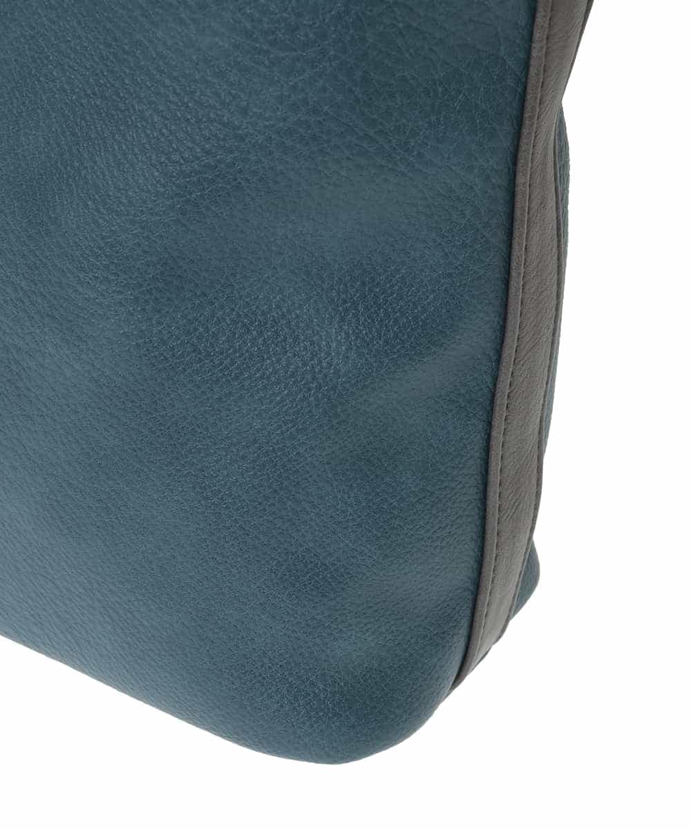 BKCAD09150 MK MICHEL KLEIN BAG(MK ミッシェルクラン バッグ) [2WAY]メタルタグアクセントショルダーバッグ ブルー