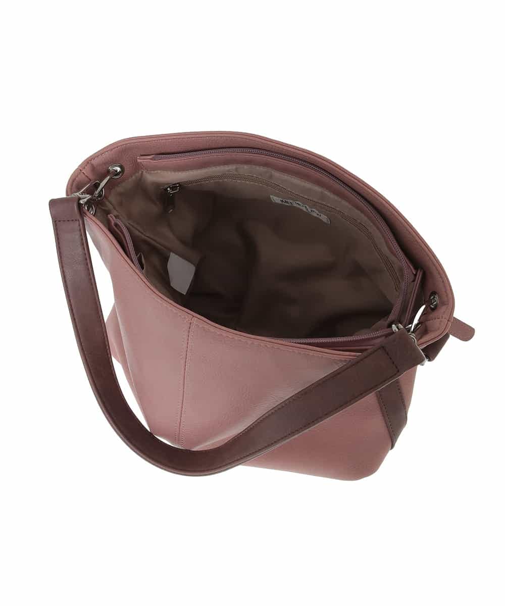 BKCAD09150 MK MICHEL KLEIN BAG(MK ミッシェルクラン バッグ) [2WAY]メタルタグアクセントショルダーバッグ ブルー