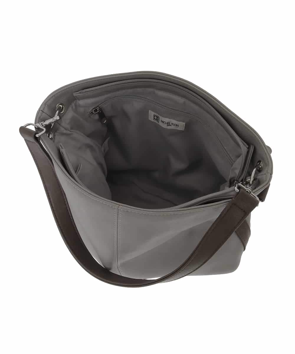 BKCAD09150 MK MICHEL KLEIN BAG(MK ミッシェルクラン バッグ) [2WAY]メタルタグアクセントショルダーバッグ ブルー