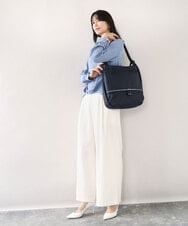 BKCAD26165 MK MICHEL KLEIN BAG(MK ミッシェルクラン バッグ) [2WAY]パンチングデザイン変形トートバッグ ライトグレー