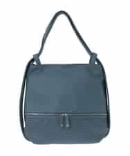BKCAD26165 MK MICHEL KLEIN BAG(MK ミッシェルクラン バッグ) [2WAY]パンチングデザイン変形トートバッグ グリーン