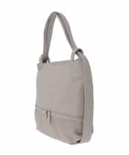 BKCAD26165 MK MICHEL KLEIN BAG(MK ミッシェルクラン バッグ) [2WAY]パンチングデザイン変形トートバッグ ライトグレー