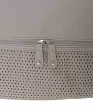 BKCAD26165 MK MICHEL KLEIN BAG(MK ミッシェルクラン バッグ) [2WAY]パンチングデザイン変形トートバッグ ライトグレー