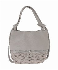 BKCAD28155 MK MICHEL KLEIN BAG(MK ミッシェルクラン バッグ) [2WAY]パンチングデザイン変形ミニトートバッグ グリーン