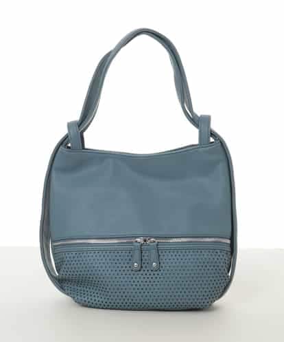 BKCAD28155 MK MICHEL KLEIN BAG [2WAY]パンチングデザイン変形ミニトートバッグ