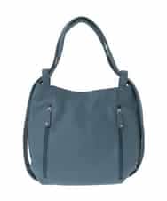 BKCAD28155 MK MICHEL KLEIN BAG(MK ミッシェルクラン バッグ) [2WAY]パンチングデザイン変形ミニトートバッグ グリーン