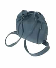 BKCAD28155 MK MICHEL KLEIN BAG(MK ミッシェルクラン バッグ) [2WAY]パンチングデザイン変形ミニトートバッグ グリーン