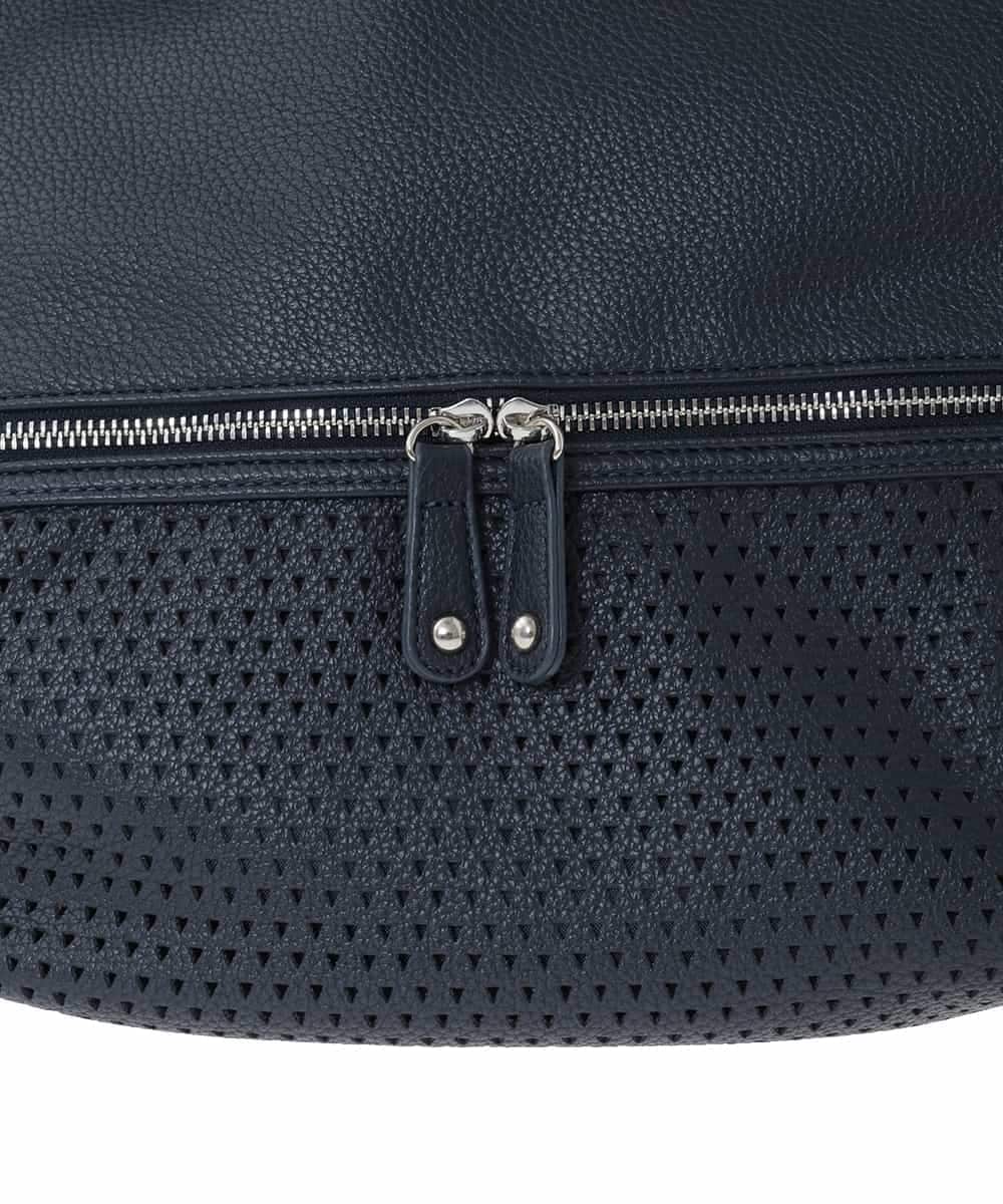BKCAD28155 MK MICHEL KLEIN BAG(MK ミッシェルクラン バッグ) [2WAY]パンチングデザイン変形ミニトートバッグ グリーン