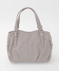 BKCAG04150 MK MICHEL KLEIN BAG(MK ミッシェルクラン バッグ) [2WAY]ベルトデザインラウンドトートバッグ レッド