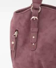 BKCAG04150 MK MICHEL KLEIN BAG(MK ミッシェルクラン バッグ) [2WAY]ベルトデザインラウンドトートバッグ レッド