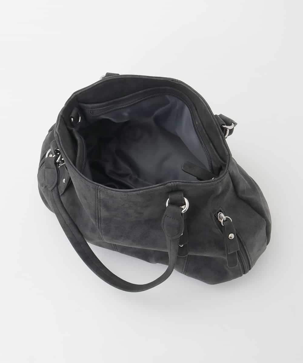 BKCAG04150 MK MICHEL KLEIN BAG(MK ミッシェルクラン バッグ) [2WAY]ベルトデザインラウンドトートバッグ レッド