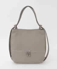 BKCAG05170 MK MICHEL KLEIN BAG(MK ミッシェルクラン バッグ) [2WAY/A4収納可]ニュアンスデザイン変形トートバッグ カーキ