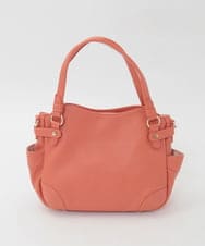 BKCAG08150 MK MICHEL KLEIN BAG(MK ミッシェルクラン バッグ) [2WAY]サイドポケットデザイントートバッグ オレンジ