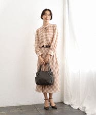 BKCAG08150 MK MICHEL KLEIN BAG(MK ミッシェルクラン バッグ) [2WAY]サイドポケットデザイントートバッグ オレンジ
