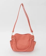 BKCAG08150 MK MICHEL KLEIN BAG(MK ミッシェルクラン バッグ) [2WAY]サイドポケットデザイントートバッグ オレンジ