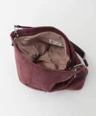 BKCAG09160 MK MICHEL KLEIN BAG(MK ミッシェルクラン バッグ) [2WAY]スエード風メタルタグアクセントショルダーバッグ ブラウン