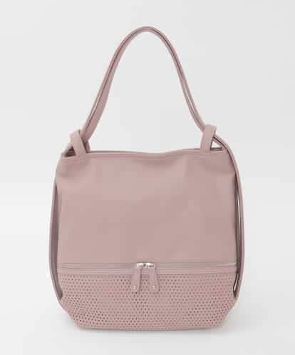 BKCAG26170 MK MICHEL KLEIN BAG [2WAY]パンチングデザイン変形トートバッグ