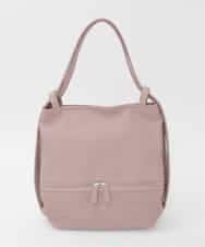 BKCAG26170 MK MICHEL KLEIN BAG(MK ミッシェルクラン バッグ) [2WAY]パンチングデザイン変形トートバッグ ピンク