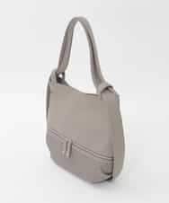 BKCAG28160 MK MICHEL KLEIN BAG(MK ミッシェルクラン バッグ) [2WAY]パンチングデザイン変形コンパクトバッグ ベージュ
