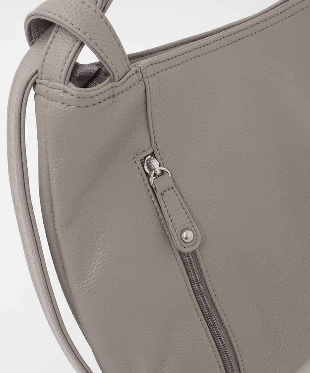 BKCAG28160 MK MICHEL KLEIN BAG(MK ミッシェルクラン バッグ) [2WAY]パンチングデザイン変形コンパクトバッグ ベージュ