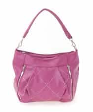 BKCAJ08150 MK MICHEL KLEIN BAG(MK ミッシェルクラン バッグ) 【2WAY】パンチングショルダーバッグ パープル