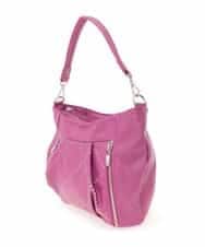 BKCAJ08150 MK MICHEL KLEIN BAG(MK ミッシェルクラン バッグ) 【2WAY】パンチングショルダーバッグ パープル