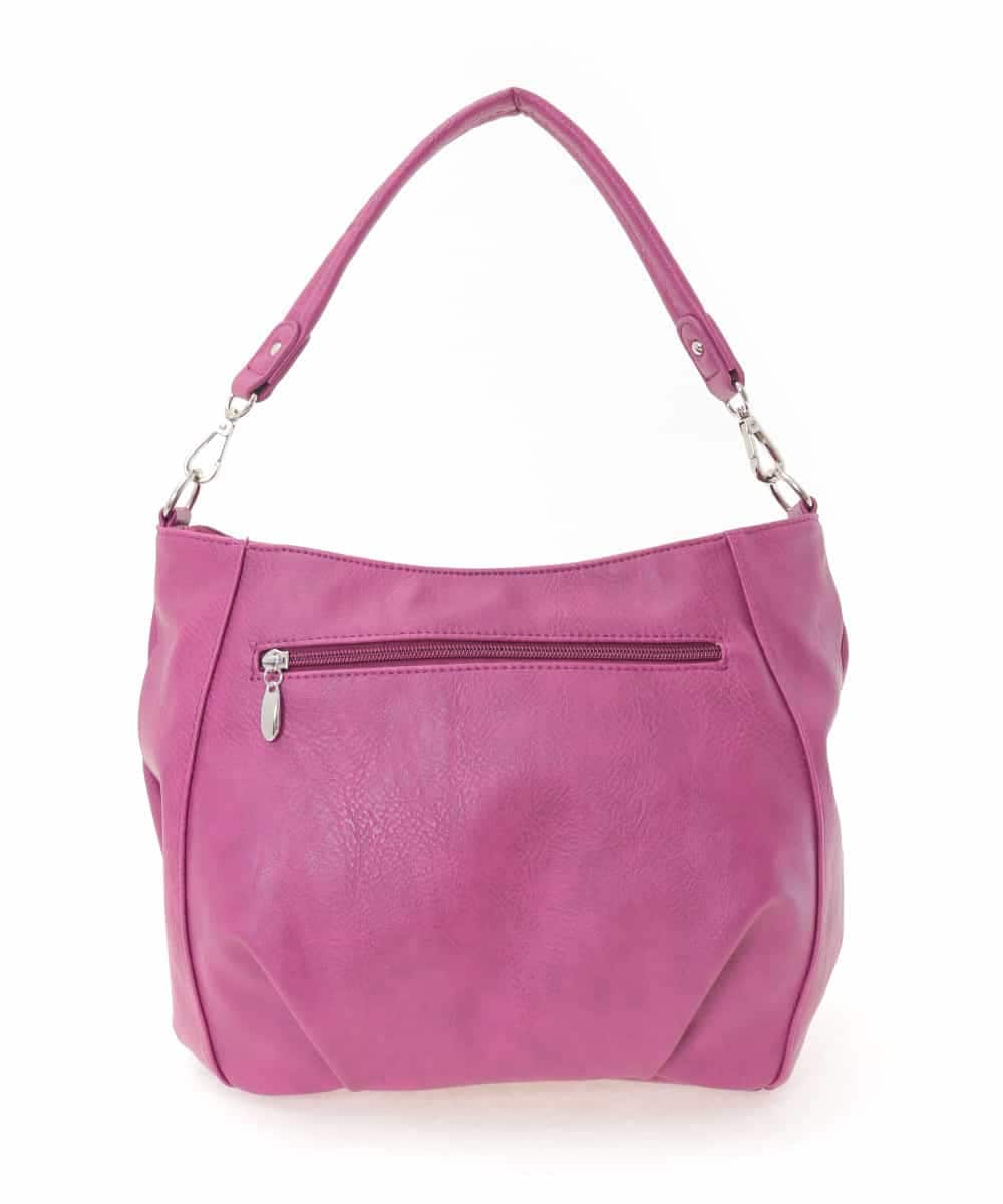 BKCAJ08150 MK MICHEL KLEIN BAG(MK ミッシェルクラン バッグ) 【2WAY】パンチングショルダーバッグ パープル