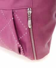 BKCAJ08150 MK MICHEL KLEIN BAG(MK ミッシェルクラン バッグ) 【2WAY】パンチングショルダーバッグ パープル
